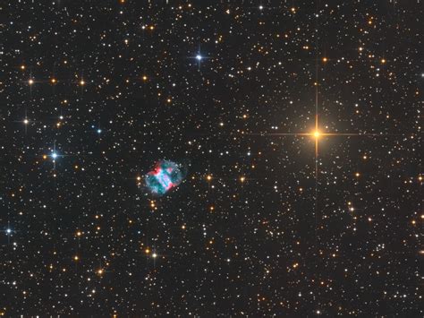 Messier 76 The Little Dumbbell Nebula Bart Delsaert Astrophotography