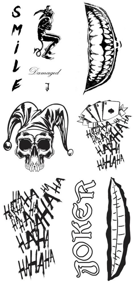 25 Bästa Idéerna Om Joker Tattoos På Pinterest
