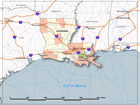 Map Of South Louisiana Cities Nar Media Kit