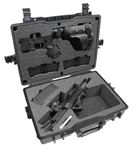 Case Club Compact Ar 15 Pre Cut Waterproof Case With Silica Gel To Help