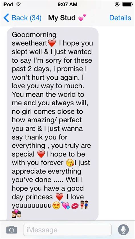 Here are 7 flirty good morning texts for her you can use: cute text messages - Google Search | Message for boyfriend ...