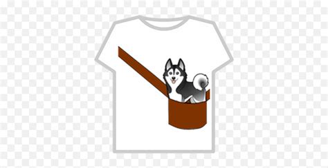 Husky In A Bag Roblox T Shirt Anime Roblox Png Free