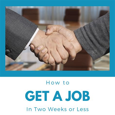 How To Find A Job Fast In Two Weeks Or Less Toughnickel