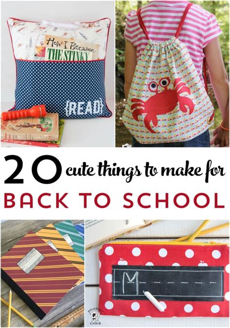 20 Cute Things To Make For Back To School The Polka Dot Chair