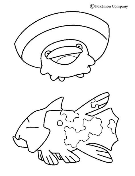 Lotad Pokemon Coloring Page More Water Pokemon Coloring Sheets On