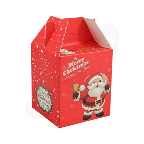 Custom Printed Gable Top Folding Carton For Christmas T