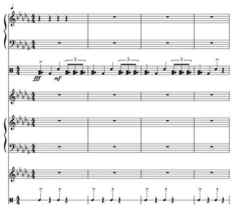Believer Imagine Dragons Sheet Music For Piano Drum Set Tuba