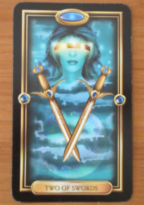 Two Of Swords Tarot Card For Tuesday Daily Tarot Girl