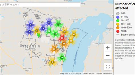 Peace River Electric Power Outage Map Map