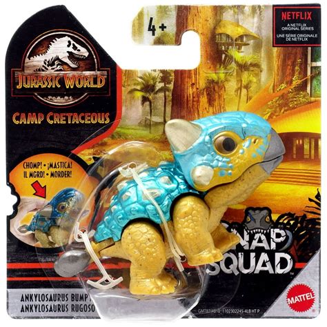 Jurassic World Snap Squad Ankylosaurus Bumpy Mini Figure