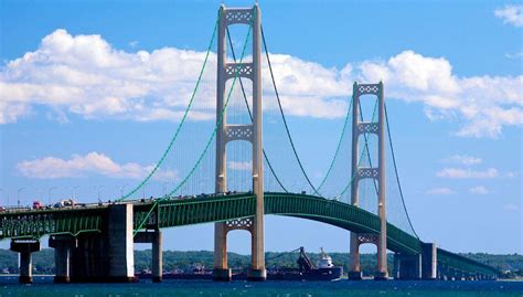 Whats It Like To Stand On The Highest Tip Of The Mackinac Bridge