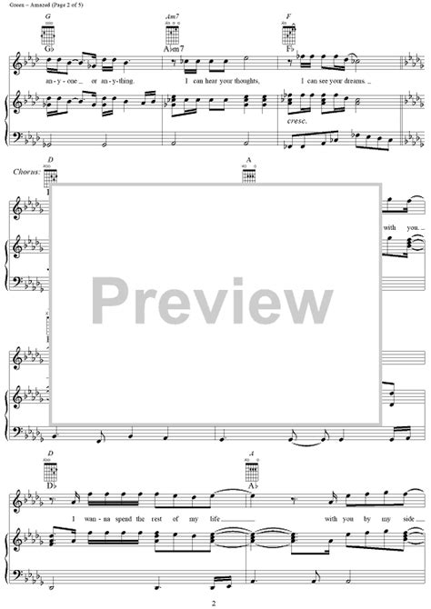 Amazed Sheet Music By Lonestar For Pianovocalchords Sheet Music Now