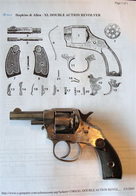 Need Hopkins And Allen Revolver Parts The Firearms Forum