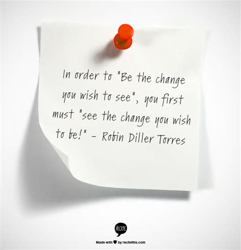 Well, you don't have to go twice, but you must go at least once. In order to "Be the change you wish to see", you first ...