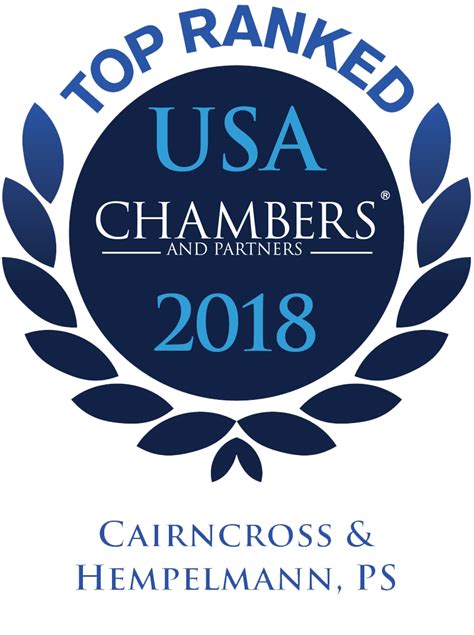 Cairncross And Hempelmann Ranked Among Top Firms In Chambers Usa 2018