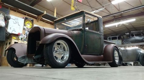 1928 1929 Ford Model A Truck Street Rod Hot Rod Halibrand Coupe
