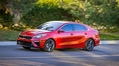 Red Hot 2019 Side Kia Forte Cars Wallpapers 2560x1440