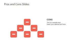 Pros Cons Slide Diagrams For PowerPoint SlideModel