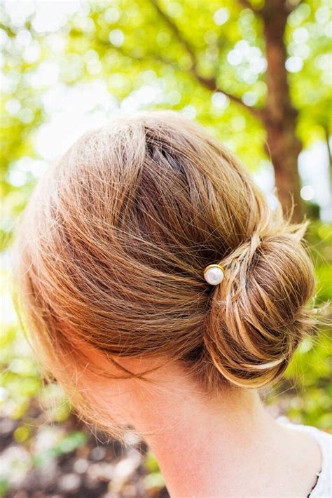 This Vegan Pearl Hairpin Looks So Chic And Its Effortless Just Throw