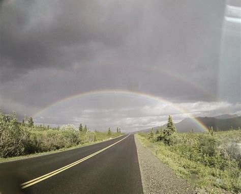 Double Rainbow Double The Happiness In Denali Alaska Traveling