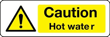 Caution Hot Water Sign Free Printable PRINTABLE TEMPLATES