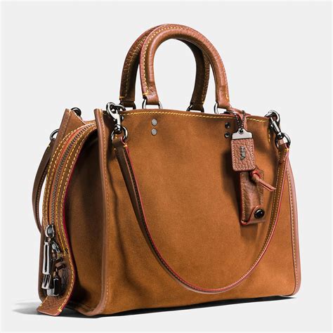 Rogue Coach Suede Handbags Suede Bags Bags