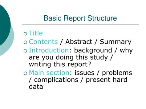 Ppt Report Writing Powerpoint Presentation Free Download Id6399298