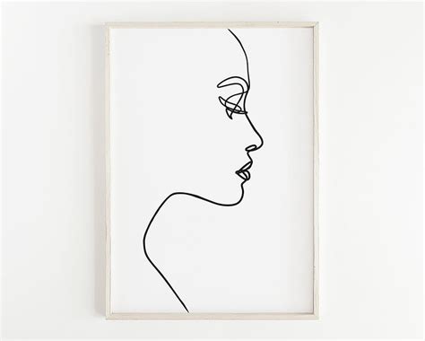 Discover More Than 140 One Line Face Drawing Latest Vn