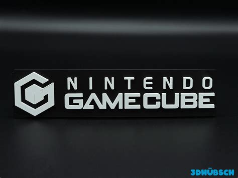 Nintendo Gamecube Logo Banner Display Gaming T Etsy