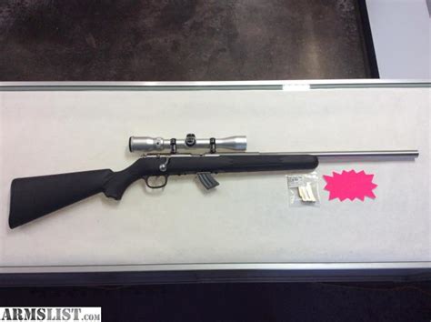 Armslist For Sale Savage Mark Ii Stainless 17 Mach 2 Bull Barrel