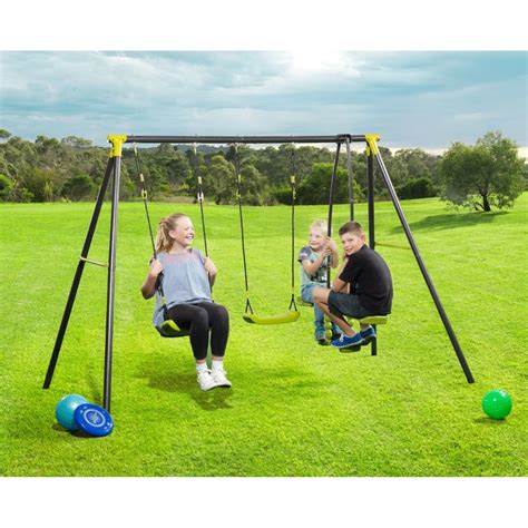 Bunnings Swing Slide Climb 3321299 3 Function Swing Set