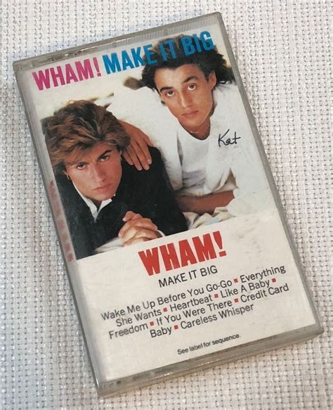 Make It Big 1984 Wham George Michael Vintage Cassette Ebay