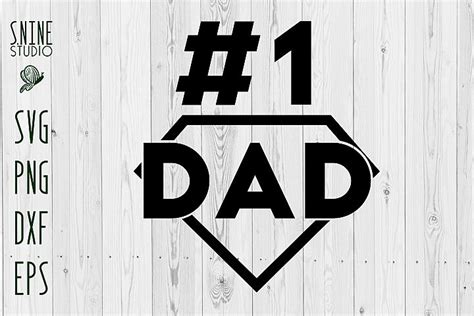 No1 Dad 1 Fathers Day Svg 252297 Svgs Design Bundles