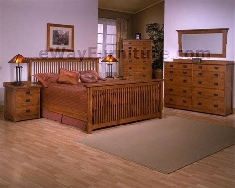 Usually, pricier pieces in a bedroom are the case goods such as the armoire and dresser. MISSION QUEEN BED BEDROOM SET SOLID RIFT & QUARTER SAWN ...