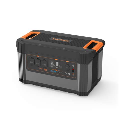1200w Lfp Battery Portable Solar Power Station With Ac Outlet
