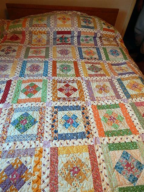 (curved or unusual shaped pieces require more fabric). Queen size quilt on sale at Etsy Seams Like Fun by Kathy ...