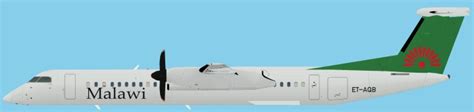 Malawi Airlines Dash 8 Q400 Aig Model
