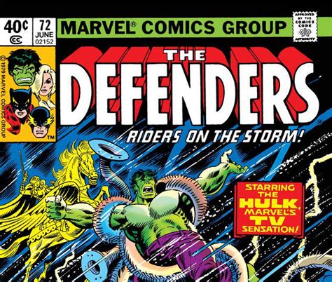 Defenders 1972 72 Comic Issues Marvel