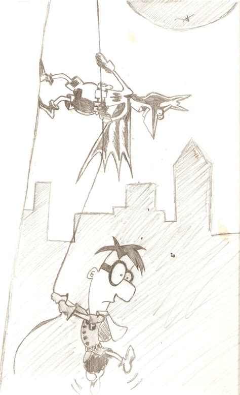 Phineas And Ferb Batman And Robin By Chicagomike On Deviantart