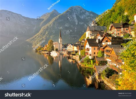 Hallstatt Lake Austria Stock Photo 85453468 Shutterstock