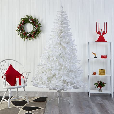 7ft Unlit White Artificial Christmas Tree Michaels