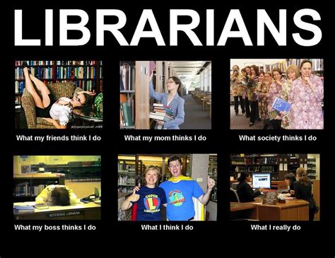 Diferentes Imágenes De La Profesión Bibliotecaria En Clave De Humor
