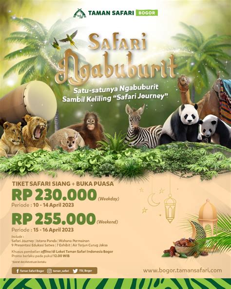 Tiket Taman Safari Indonesia Homecare