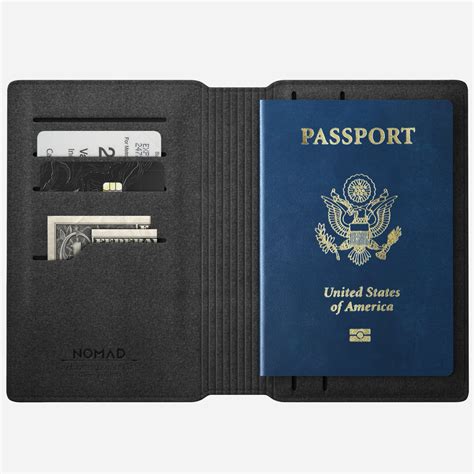 Nomad Leather Passport Wallet Modern Edition