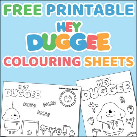 Check out these printable time sheets, organize your activities. Hey Duggee Colouring Sheets - Free Printable | Printables ...