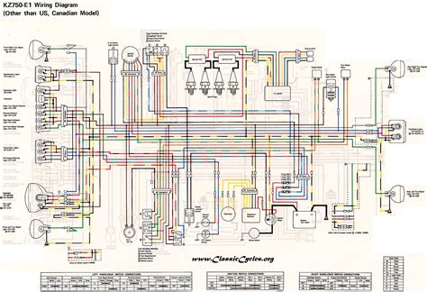 Color wiring diagram from the factory manual for the 1968 dt1. 2h9 1979 Yamaha Xs1100 Wiring Diagram European
