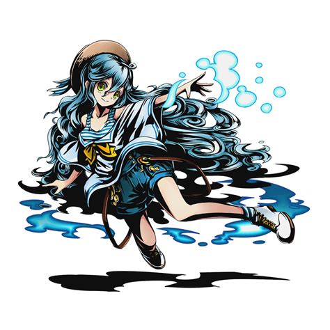 Ucmm Undine Divine Gate Divine Gate Official Art 10s 1girl Blue