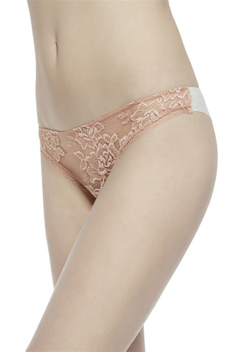 Floral Lace Brazilian Briefs The Back Is Made From An Ultra Light