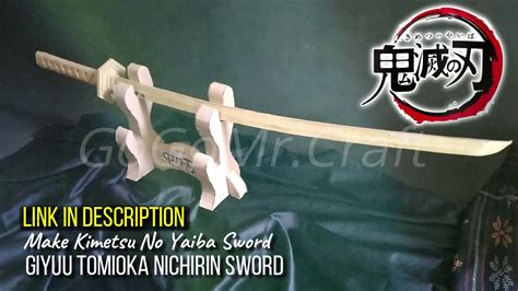How To Make Demon Slayer (Kimetsu No Yaiba) Sword – Giyuu Tomioka