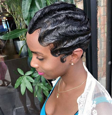 Pin By Dricia Thatbabe On Finger Waves Finger Wave Hair Hair Waves